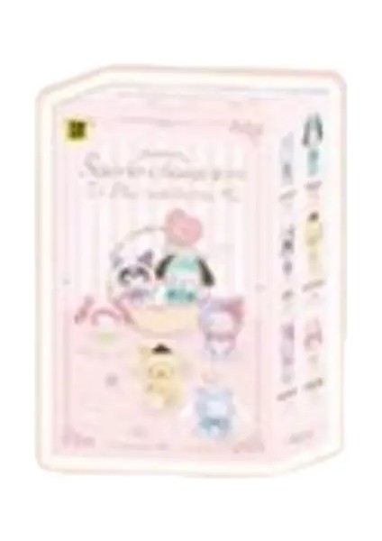 Orijinal Sanrio Karakterleri Yavru Kedi Serisi Kuromi Melodisi Sevimli Vinil Peluş Kutu Kolye Bebek Hediyesi: Random 1 Adet (Yurt Dışından)