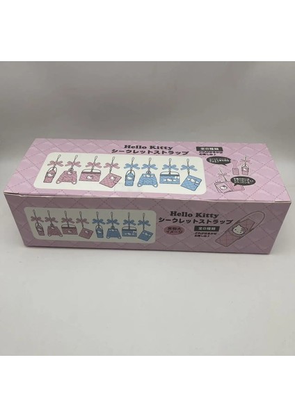 Sanrio Hello Kitty Bag Kolye Bükülmüş Yumurta Kutusu Modaya Oy Oyun Süsleme Çevresi Pembe Mavi Çanta Model Oyuncaklar Kızlar Doğum Günü Hediyesi Renk: Bir Set 8 Pcs (Yurt Dışından)