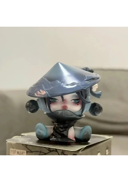 Skullpanda Ink Plum Blossom Serisi Kutu Oyuncaklar Anime Action Figür Sürpriz Gizem Kutu Dolls Hediye Kopyası 1: 1 Yapıldı Çin Renk: Gu Jue Han (Yurt Dışından)