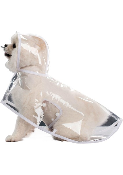 Pet Yağmurluk Şeffaf Su Geçirmez Rüzgar Geçirmez Pet Giysi (Yurt Dışından)