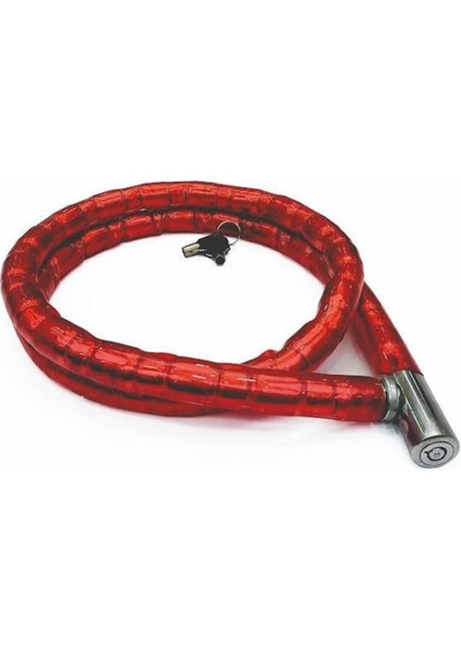 Istoç Türk 18MM Süperkalın 100CM Motorsiklet Kilit Çelik Blok Bağlantı Sağlam Gladyatör Bisiklet-Motor Kilidi