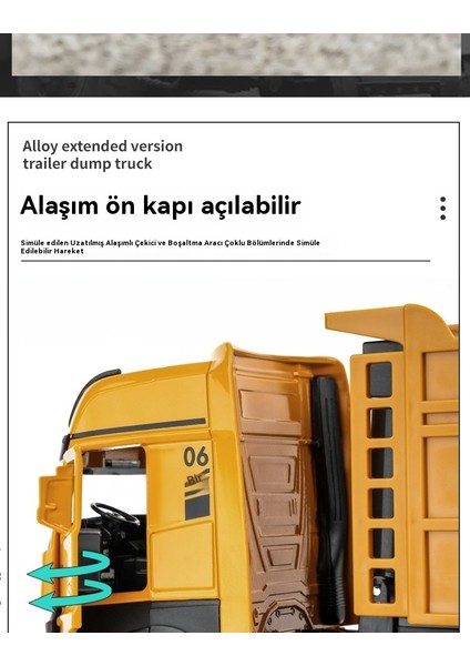 Alaşım Uzatılma Damperli Mühendislik Aracı Model Süsleme (Yurt Dışından) modelleri