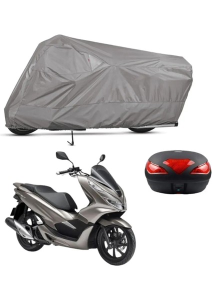 Honda Pcx 125 Arka Çanta Uyumlu Naylon Motosiklet Brandası Motor Brandası (Naylon) modelleri