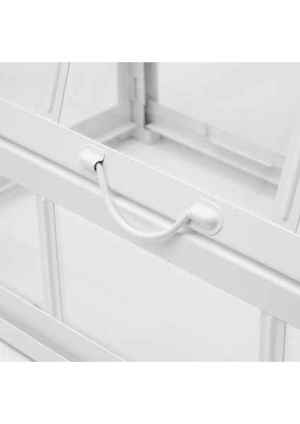 Akerbar Mini Sera Beyaz 45X22X35 cm Dekoratif Bitki Yetiştirme Serası Balkon Bahçe Ev Içi Şık Hobi Serası.com.tr fiyatları