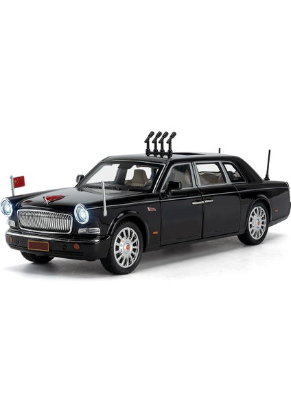 1 Ila 24 Kırmızı Bayrak Alaşımlı Araba Modeli Süsleri (Yurt Dışından)