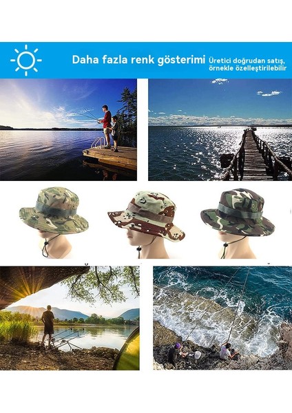 Açık Dağcılık Balıkçılık Benny Şapka Balıkçı Şapka Gündelik Orman Yürüyüş Şapkası Kadın (Yurt Dışından) fırsatları