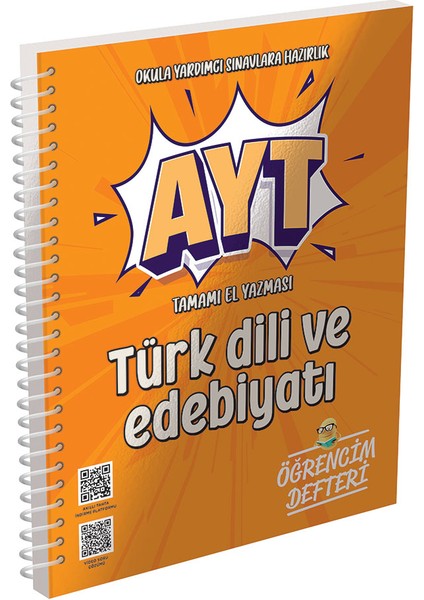 AYT Türk Dili ve Edebiyatı Öğrencim Defteri