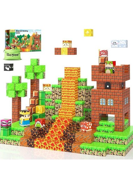 Manyetik Bina Manyetik Bina Manyetik Blok Yapı Blokları (Yurt Dışından)