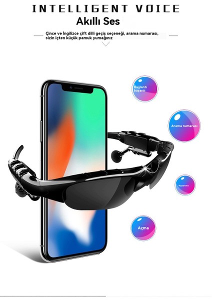 Bluetooth Gözlük Tws Oyun Kablosuz Bluetooth Spor Kulaklık Çift Kulaklık Dokunmatik Gecikme Yok-Siyah (Yurt Dışından) fırsatları