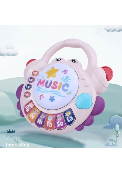 Müzikli Davul Bebek Müziği El Alkışlama Davul Alkışlama Davul Erken Eğitim Eğitici Bulmaca 1 Yaşında 3-6-9 Ay Bebek Oyuncak (Yurt Dışından)
