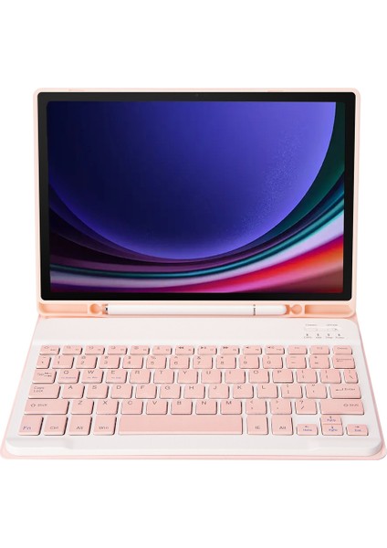 Samsung Galaxy Tab S9 Bluetooth Uyumlu Klavye Koruyucu Kılıf Pu+Tpu Kalem Yuvalı Kapaklı Tablet Kılıfı (Yurt Dışından) modelleri