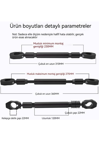 Motosiklet Modifikasyonu Kalınlaştırılmış Çapraz Çubuk Musluk Genişletme Çubuğu Takviyesi Gidon Denge Çubuğu Çekme-Mavi (Yurt Dışından) fiyatları