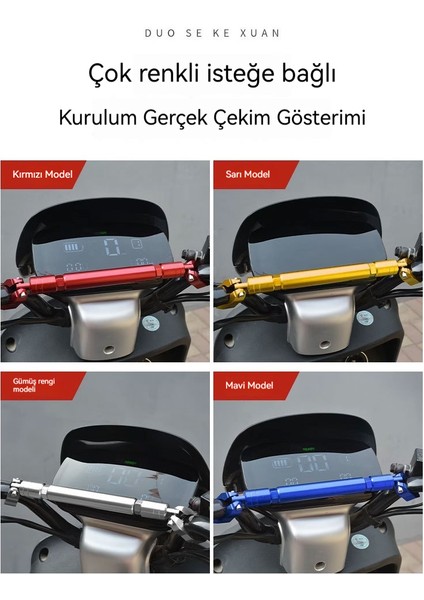 Motosiklet Modifikasyonu Kalınlaştırılmış Çapraz Çubuk Musluk Genişletme Çubuğu Takviyesi Gidon Denge Çubuğu Çekme-Mavi (Yurt Dışından) indirimleri