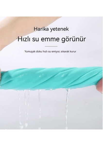 Hızlı Kuruyan Banyo Havlusu Yüzme Plaj Havlusu Taşınabilir Havlu Açık Seyahat Şal Pelerin-80 × 130CM (Yurt Dışından) fiyatları
