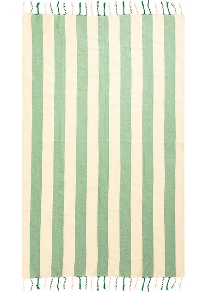 Amerikan Püsküllü Plaj Havlusu Kenarlı Çizgili Türk Banyo Havlusu Hızlı Kuruyan HAVLU-100×180CM (Yurt Dışından) fırsatları