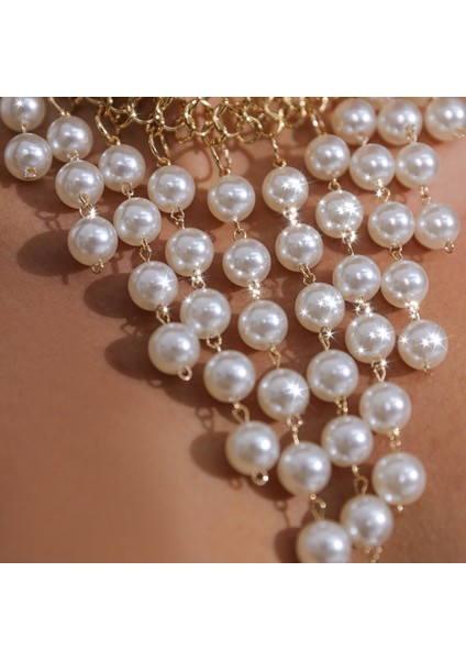 Avrupa ve Amerikan Takı Inci Püskül Kolye Moda Kişiselleştirilmiş (Yurt Dışından) fırsatları