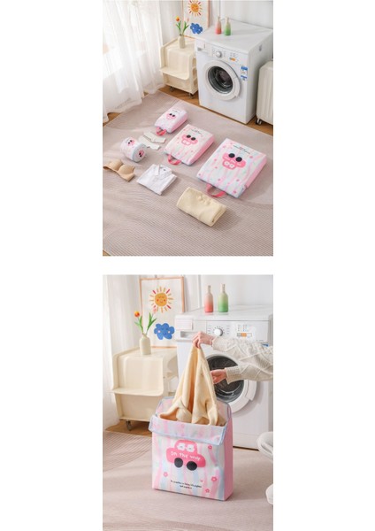 Üç Boyutlu Portatif Çamaşır Makinesi 4 Parçadan Oluşan Özel Deformasyon Önleyici Çamaşır Torbası Seti (Yurt Dışından) fiyatları