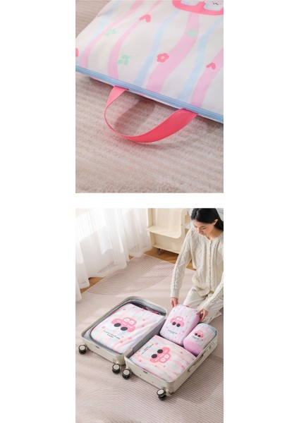 Üç Boyutlu Portatif Çamaşır Makinesi 4 Parçadan Oluşan Özel Deformasyon Önleyici Çamaşır Torbası Seti (Yurt Dışından) modelleri