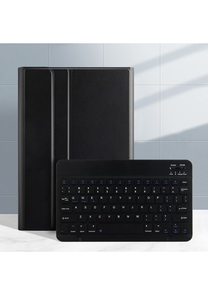 Samsung Galaxy Tab S10 Fe / S10 / S9 Fe / S9 / S8 / S7 Çıkarılabilir Manyetik Kablosuz Klavyeli Deri Kılıf (Dokunmatik Yüzey Olmadan) (Yurt Dışından)