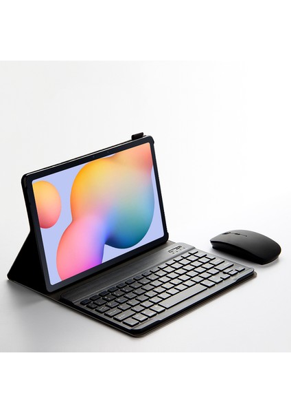 Samsung Galaxy Tab S10 Fe / S10 / S9 Fe / S9 / S8 / S7 Çıkarılabilir Manyetik Kablosuz Klavyeli Deri Kılıf (Dokunmatik Yüzey Olmadan) (Yurt Dışından) fiyatları