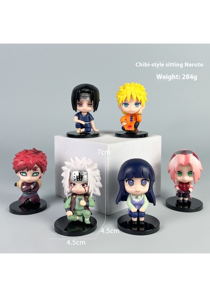 Naruto Q Bebek Setinin Versiyonu Anime Model Süsler (Yurt Dışından)