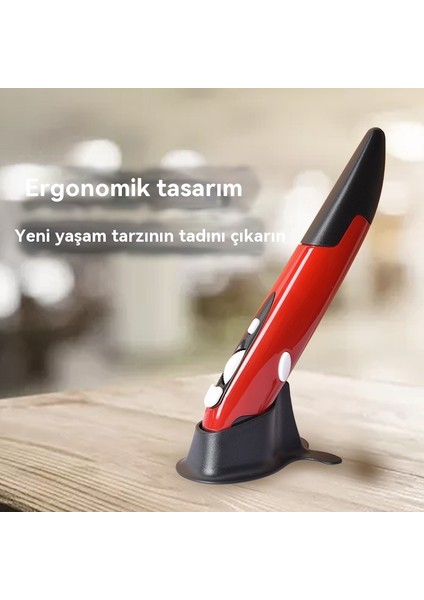 2.4g Kablosuz Fare Kalem Dikey Kalem Şekli Fare Bilgisayar Stylus (Yurt Dışından) fırsatları