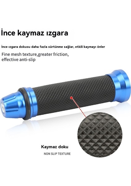 Motosiklet Kolu Kapağı Yüksek Kaliteli Alüminyum Alaşımlı Kolu Tutkal Motosiklet Modifikasyon Aksesuarları-Mavi (Yurt Dışından) fırsatları