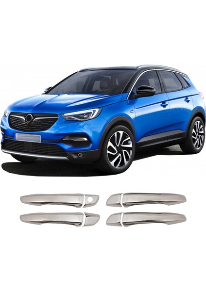 Opel Grandland x Uyumlu 2017-2021 Krom Kapı Kolu 4 Kapı Paslanmaz Çelik fiyatları