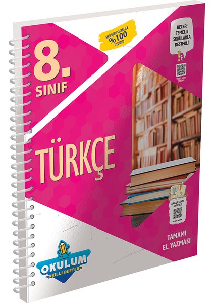 LGS 8.Sınıf Türkçe Okulum Akıllı Defter
