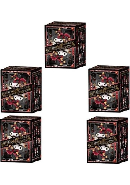 Miniso Kutu Sanrio Kuromi Poker Kingdom Series Modaya Oyun Bebek El Yapımı Süsleme Kızlar Masaüstü Doğum Günü Noel Hediyesi Renk: Random Seç 5 (Yurt Dışından)