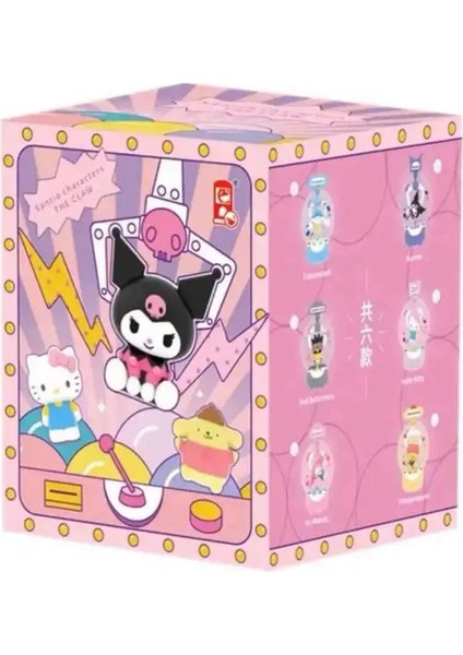 Sanrio Hellokitty Kuromi Kutu Anime Clip Bebek Makine Serisi Cinnamonoll Figür Süsleme Odası Dekorasyon Oyuncak Doğum Günü Hediyesi: Random Stil 1 Pcs (Yurt Dışından)