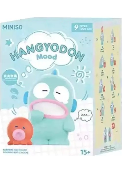 Stokta Sanrio Hangyodon Palyaço Balık Duygusal Kutu Figür Masaüstü Süs Kawaii Figürin Kızlar Sürpriz Oyuncaklar Hediye Kol: Random 1 Pcs (Yurt Dışından)