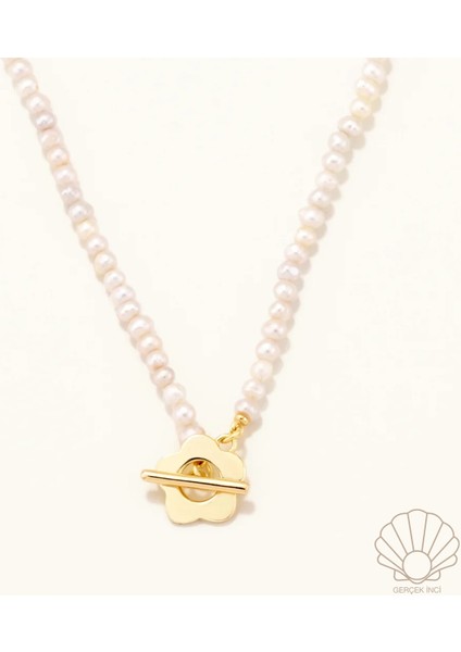 Çiçek Figürlü T Kilit Inci Kolye fiyatları