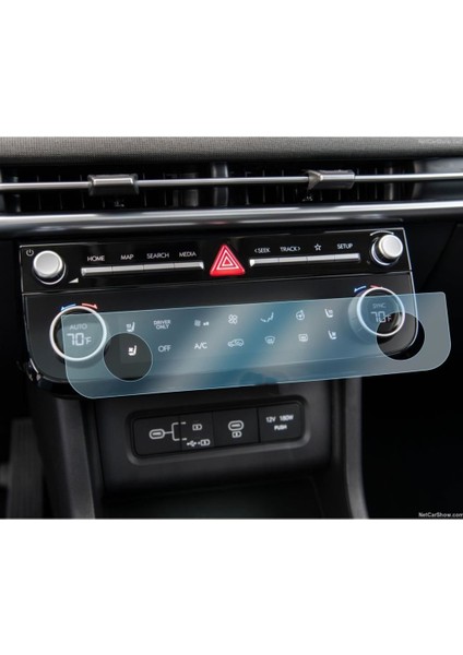 Hyundai Tucson 12.3 Inç Navigasyon ve Klima Uyumlu Nano Ekran Koruyucu 2 Li Set modelleri