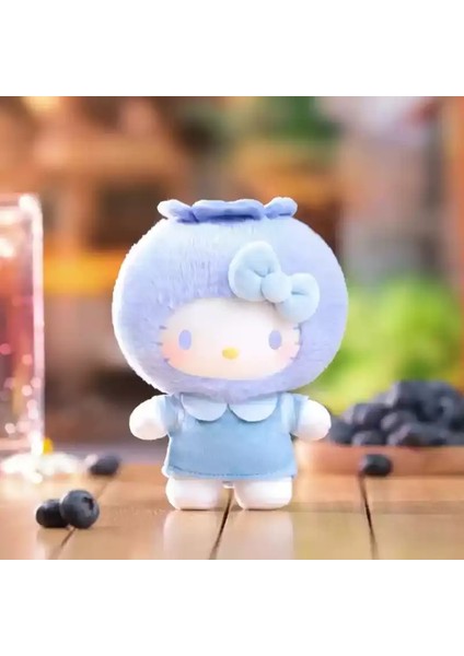 Sanrio Hellokitty Meyveli Cennet Serisi Kutu Vinil Şekil Toplanabilir Çıtır Apple Kt Bebek Özelleştirilmiş Hediye Oyuncak Renk: Yaban Mersini (Yurt Dışından)