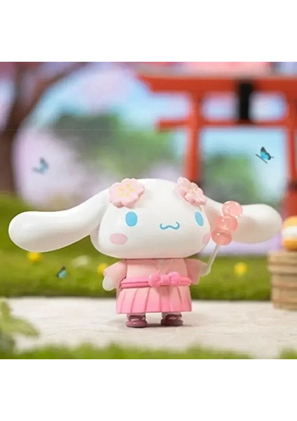 Sanrio Karakterleri Blossom ve Wagashi Serisi Figür Kutu Oyuncaklar Kuromi Benim Melody Cinnamoroll Masaüstü Dekorasyonu Sevimli Hediye Saklığı: Random 1 Adet (Yurt Dışından)