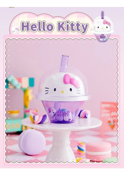 Kacık Çay Serisi Figürü Kuromi Hello Kitty My Melody Cinnamoroll Purin Pochacco Action Figürin Anime Kawaii Model Oyuncak Renk: Onaylamak Için Açık Kutu (Yurt Dışından)