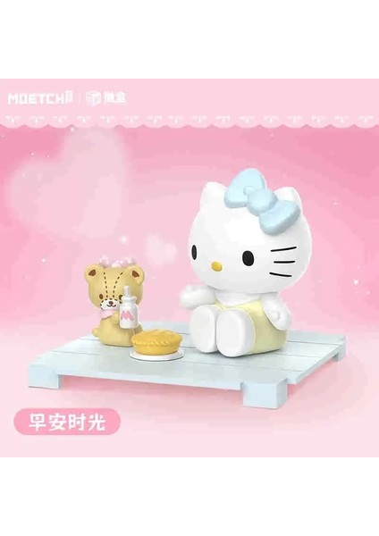 Otantik Sanrio Hello Kitty Kutu Tatlım Playmate Hello Kitty El Yapımı Model Bebek Dekorasyon Doğum Günü Hediyesi Sevimli Kız Kol: C Onay (Yurt Dışından)