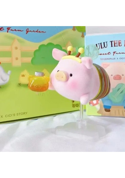 Lulu Domuz Çiftlik Serisi Kawaii Pig Anime Anime Figürin Kutu Konserve Piggy Toys Masa Üstü Dekorasyonlu Gizem Kutusu Sürpriz Hediyeler Renk: Arı (Yurt Dışından)