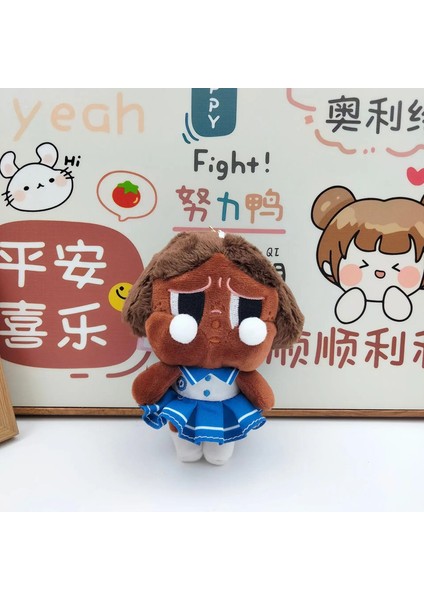 Yeni 13CM Crybaby Peluş Peluş Anahtar Bebek Karikatür Sevimli Anahtarlık Araba Peluş Anahtar Zincir Oyuncakları Kadın Hediyeler Renk: D (Yurt Dışından)