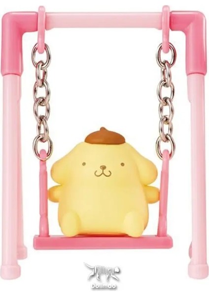 Orijinal Sanrio Karakterler Sallanan Gashapon Kapsül Oyuncaklar Anime Figürü Hello Kitty My Melody Kuromi Bebek Modeli Süsler Toplama Renk: 4 (Yurt Dışından)