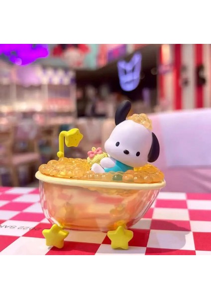 Melody Bath Serisi Kutu Kuromi Yukigaya Sevimli Figürinler Doğum Günü Hediyeleri ve Masaüstü Dekorasyonları Olarak Mevcut (Yurt Dışından)