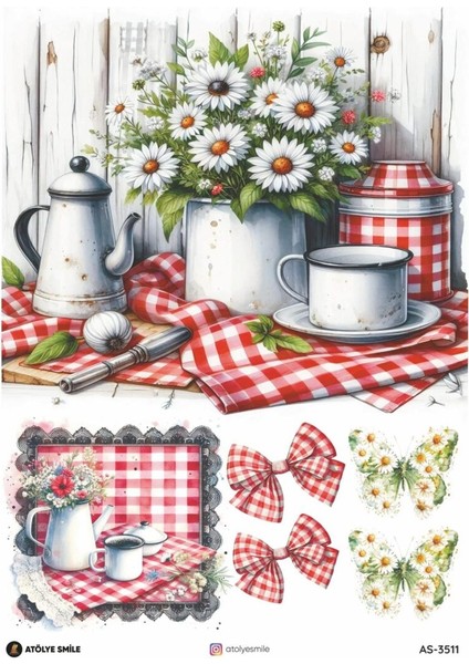 AS3511 Pirinç Dekopaj 29*42 cm