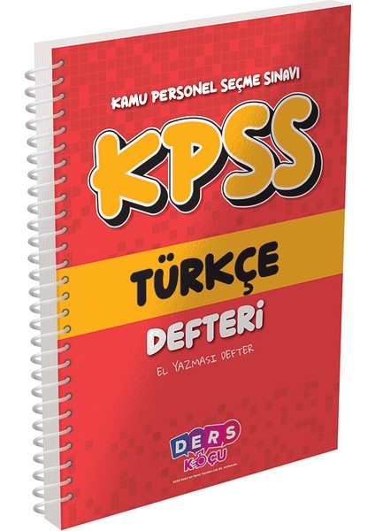 KPSS Türkçe Defteri