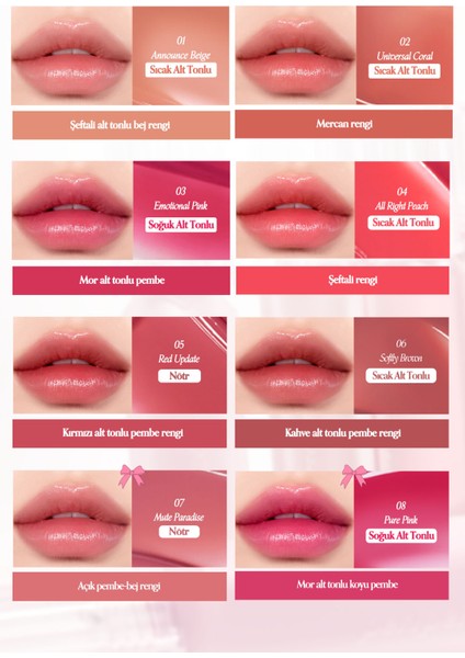 Doğal Tonlarda, Uzun Süre Kalıcı, Işıltılı Tint PERIPERA Water Bare Tint (07Mute Paradise)(Peritage) fırsatları