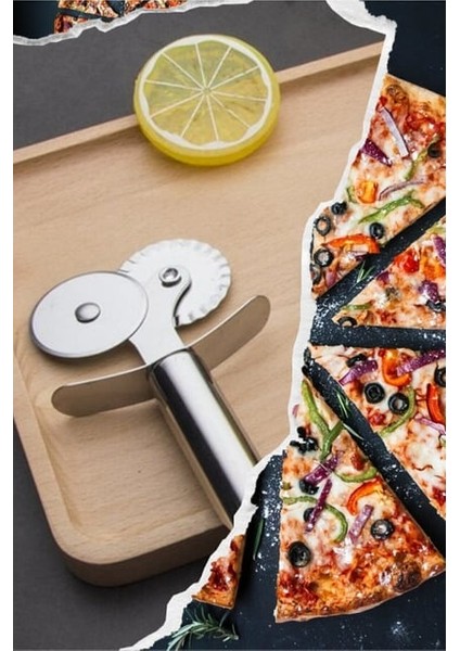Çelik Çift Başlıklı Pizza Mantı Hamur Kesici Kesme Bıçağı Hamur Ruleti Hamur Şekillendirme Aparatı fiyatları