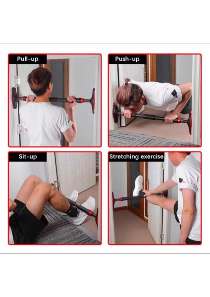 Yeni Nesil 72-100CM Koridor Kapı Barfiksi Barfix Aleti Çubuğu Çekme Barı Demiri Bar indirimleri