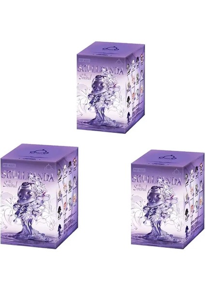 Anime Figürleri Pop Mart Skulpanda Ses Serisi Süper Sevimli Kutu Mistery Caixa Action Figür Çocuk Oyuncakları Noel Mevcut Renk: Random 3 Pcs (Yurt Dışından)