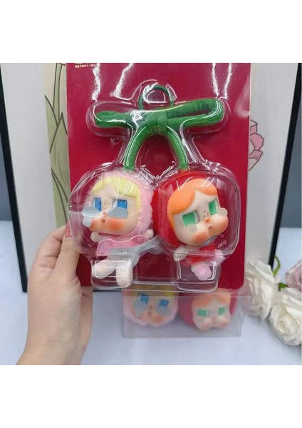 Crybaby Kiraz Vinil Tarzı Twin Love Serisi Serisi Celebrity Peluş Asma Kart Çantası Kolye Girlscolor Için Moda Aksesuar: B Ko (Yurt Dışından)