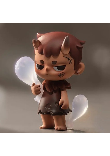 Pop Mart Kubo Streeting Seri Blind Box Gizem Kutusu Tahmin Tahmini Toys Bebek Sevimli Anime Figür Masaüstü Süsleri Koleksiyonu Hediye Renk: Kabus (Yurt Dışından)
